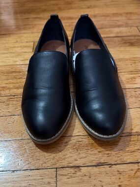 Indigo Black Slip-On Women's Loafers